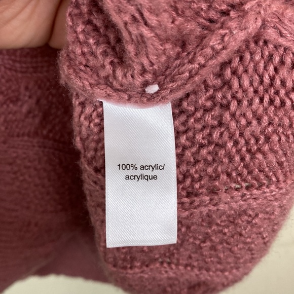 Maurices | Pink Mauve Chunky Knit Sweater XL - Picture 7 of 8